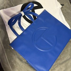 Large Telfar Bag in the color Painter’s Tape